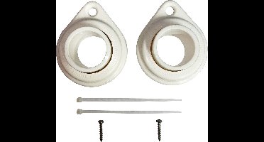 Vlaggenclub Vlagcorrector set - Voor vlaggenstok 28-30mm - Zelfdraaiend mechanisme