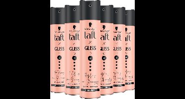 Taft x Gliss Holding Me Strongly - Haarstyling - Haarverzorging - Hairspray - Alle Haartypes - Voordeelverpakking - 6 x 250 ml