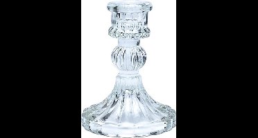 Glazen kaarshouder voor dinerkaars