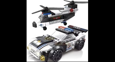 Speelgoed politieauto - Zelf in elkaar zetten - 94 stukjes - Puzzel speelgoed - Kinderspeelgoed - Montessori speelgoed - leren bouwen - speelgoed - A4.1