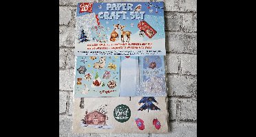 kerst craft set blauw, Diy kit