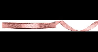 Satijn lint 6mm breed dusty roze , rol 25 meter - hobbylint - sierlint - cadeaulint - satin ribbon