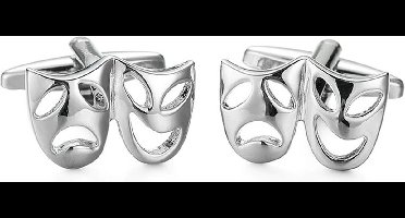 Komedie en tragedie manchetknopen