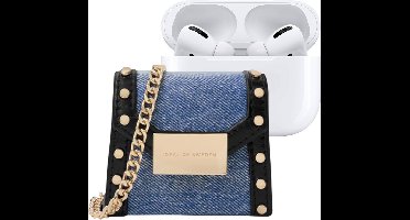 IDEAL OF SWEDEN, Etui voor AirPods Mini-tasje Paloma Reworked Denim, Blauw