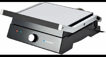 Blaupunkt GRS501 Contactgrill Elektrisch Anti-aanbaklaag, Controlelampje Zwart, Zilver