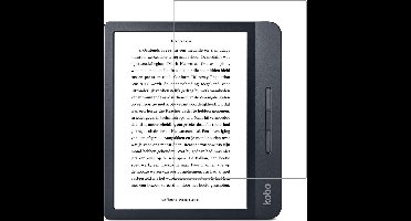 Screenprotector - Geschikt voor Kobo Libra H2O - Extra Sterk - Beschermglas - Gehard Glas - Tempered Glass - Screen Protector - Bescherm Cover