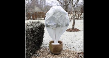 6x Plantenhoes tegen vorst wit H75 x D48 cm 30 g/m2 ï¿½ Winterafdekhoes ï¿½ Winterhoes voor planten ï¿½ Anti-vorst beschermhoes planten ï¿½ Vorstbescherming - Windbescherming