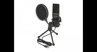 DeLOCK 66331 microfoon Zwart PC-microfoon