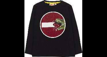 T-SHIRT DINO MET LANGE MOUWEN