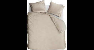 At Home by BeddingHouse Tender dekbedovertrek - Eenpersoons - 140x200/220 - Grijs