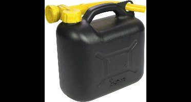 Lifetime 5L Kunststof Jerrycan - UN-gekeurd - Zwart & Rood - ADR Geschikt