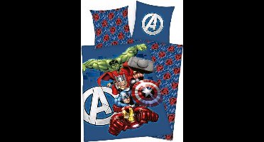 Avengers dekbedovertrek - 140 x 200 cm. - Marvel Avengers dekbed - eenpersoons
