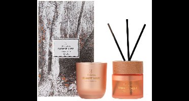 Forest Mist Gift set geurstokjes & kaars - Distingue Devore
