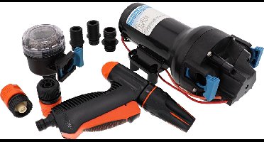 Jabsco P601J-219N-3A Hotshot HD6 12V Dekwaspomp Set met Pistool 23 liter/min