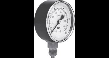 ICH Manometer 301.40.10 Aansluiting (manometer): Onderkant 0 tot 10 bar Schroefdraad (buiten) 1/8 1 stuk(s)