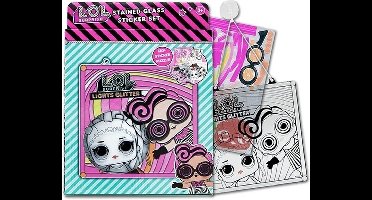 L.O.L. Suprise - Glas in lood schilderen met stickers
