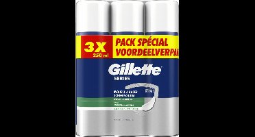 Gillette Series Gevoelige Huid - Scheerschuim - 250 ml - 3 stuks