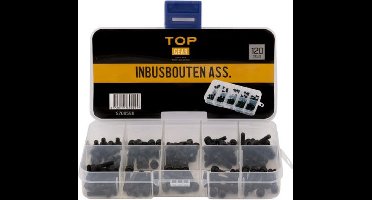 Inbusbout assortimentsdoos 120-delig - TOPGEAR