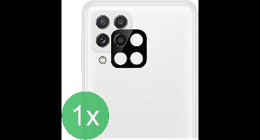 Camerascreenprotector 1x Geschikt voor Samsung Galaxy A12 - screen protector - glas - bescherm je camera - beschermglas - Zwart - ZT Accessoires