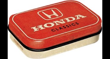 Pepermunt Blik Honda - Classic Car Logo mint box 4 x 6 cm