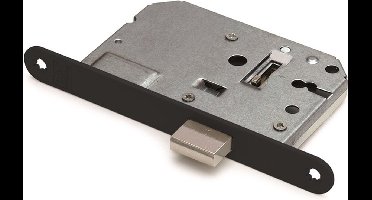 Insteekslot - Zwart - Staal verzinkt - Dulimex - Dulimex kastslot BB zwart 1200 serie