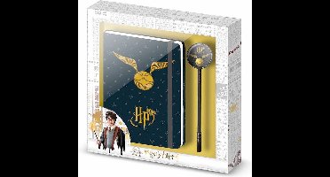 Harry Potter - Notebook with Pen - Gift Set - Golden Wings - 100 pagina's
