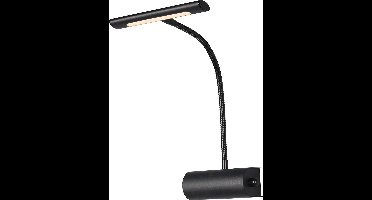 TRIO leuchten - LED Spiegelverlichting - Schilderijverlichting - 4W - Warm Wit 3000K - Dimbaar - Ovaal - Zwart - Aluminium