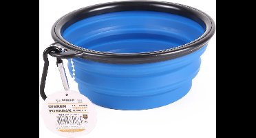 Benson Hondenvoerbak - Kattenvoerbak - Ø 13 cm - Opbouwbaar - Blauw