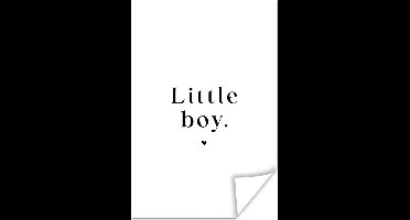 Poster kinderen - Kinderen - Spreuken - Little boy - Quotes - Jongens - Wanddecoratie jongens - Kinderposter - 20x30 cm - Kinderkamer decoratie