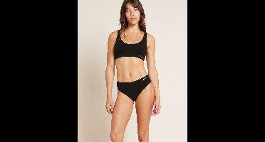 Boody - Bamboe Classic Bikinislip menstruatieondergoed - Zwart - Licht/Normaal (ca. 10 ml/2 tampons) maat XS