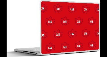 Laptop sticker - 11.6 inch - Canada - Vlaggen - Patronen - 30x21cm - Laptopstickers - Laptop skin - Cover