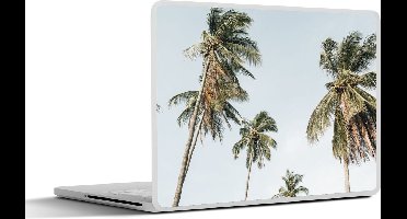 Laptop sticker - 10.1 inch - Palmen - Zomer - Tropisch - 25x18cm - Laptopstickers - Laptop skin - Cover