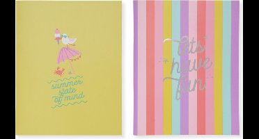 Kangaro schriften - Beach Happy - A5 - lijn - 4 stuks - K-PM310001