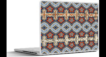Laptop sticker - 12.3 inch - Patroon - Afrika - Vormen - 30x22cm - Laptopstickers - Laptop skin - Cover