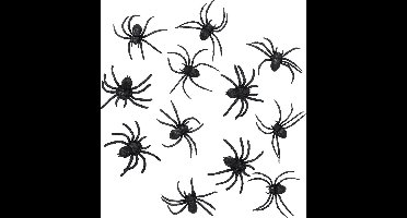 Boland - Set 12 spinnen Zwart - Horror - Horror