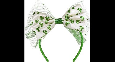 Boland - Tiara Shamrock bow - Één maat - Volwassenen - Vrouwen