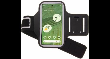 Hoesje geschikt voor Google Pixel 7 hardloop armband - Sportband - hoesje - zwart