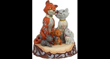 Disney Traditions - by Jim Shore - Beeldje Aristocats 18cm - Carved By Heart