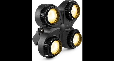 Stage blinder - BeamZ SB420IP - 4x 100W COB LED blinder warm wit / amber met tungsten mode - IP65