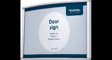 Europel - Deurbordje - 15 X 10CM