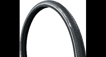 Dresco Buitenband Traveller - Bandenmaat 28x1.60 – ETRTO maat 42-622 – Anti lek band met Anti Puncture System (APS) – Met 3mm brekerlaag - Veilige reflectie - Lage rolweerstand – Zeer hoge lekbestendigheid - Optimale grip – Zwart