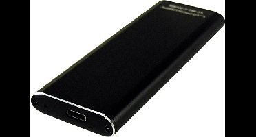 LC-POWER® LC-M2-C-NVME | Behuizing Voor Opslagstations | M.2 SDD-behuizing | Zwart