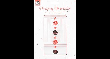 Hanging decoration rose/black - Happy birthday