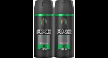 AXE Africa Deodorant - 2 x 150 ml - Voordeelverpakking