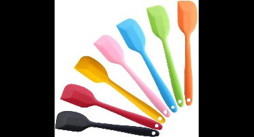 Siliconen Spatel - Dessert Spatel - Pannenlikker - Geel - 21cm