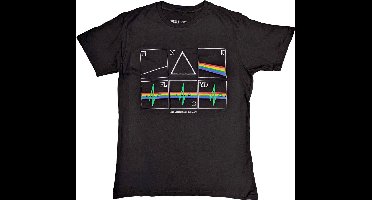 Pink Floyd - Prism Heart Beat Heren T-shirt - S - Zwart