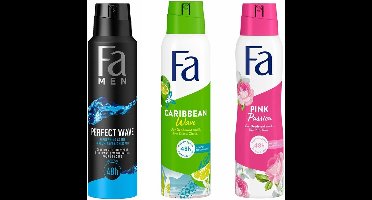 FA Deodorant Spray - MIX - Voor Hem & Haar