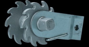 ZoneGuard Draadspanner met tandrad - Eenvoudige bediening - Aluminium/Zink