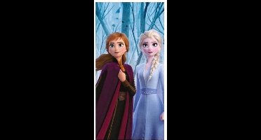 Disney Frozen - Strandlaken - 100% katoen - Anna en Elsa - Handdoek - 140 x 70 cm.