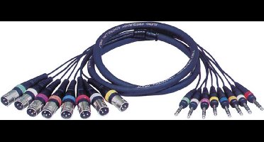 DAP FL68300 3m XLR (3-pin) 3.5mm Zwart audio kabel